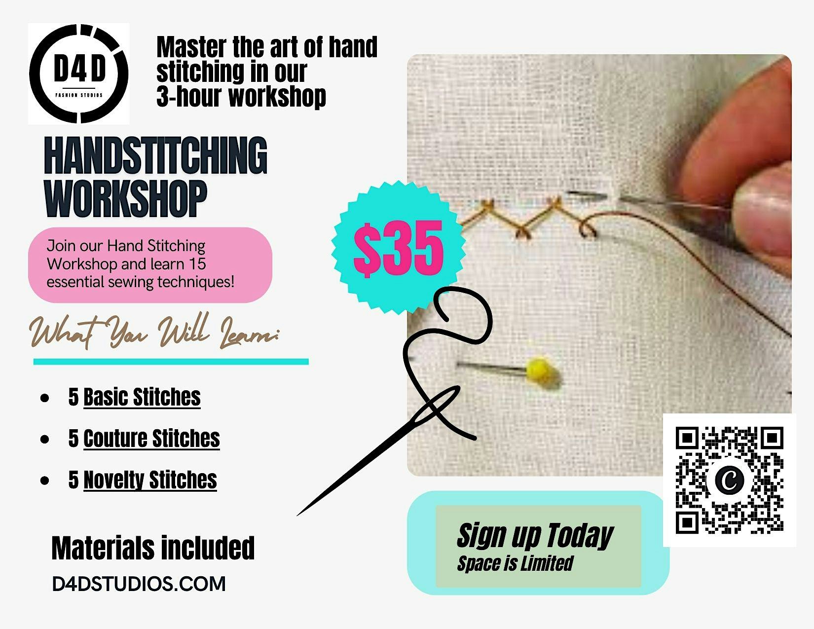 Master the Art of Hand Stitching: A Beginner-Friendly Workshop