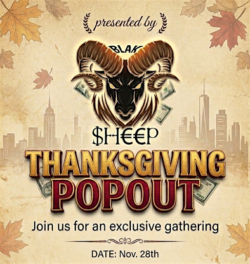 THANKSGIVING POP OUT