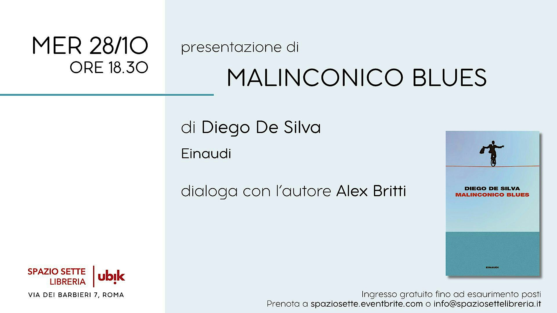 Presentazione di "Malinconico blues"
