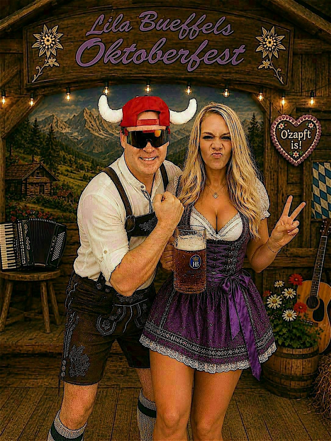 Lila TV  Mia Julia DOUBLE  Und Lorenz Bueffel Double Treffen