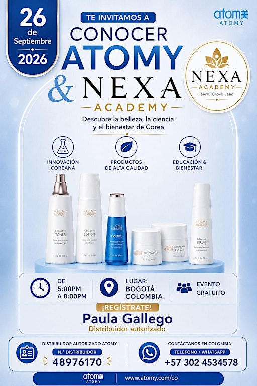 Bienestar con Nexa y Atomy