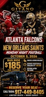 Falcons vs Saints New Orleans October 5th
