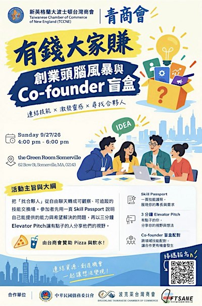 有錢大家賺｜創業頭腦風暴與 Co-founder 盲盒