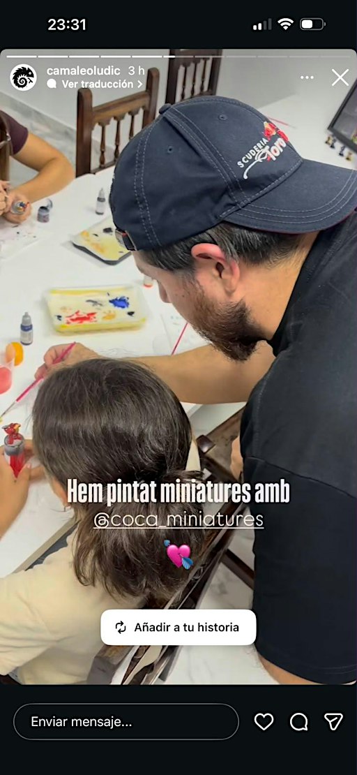 Taller pintura de Miniaturas