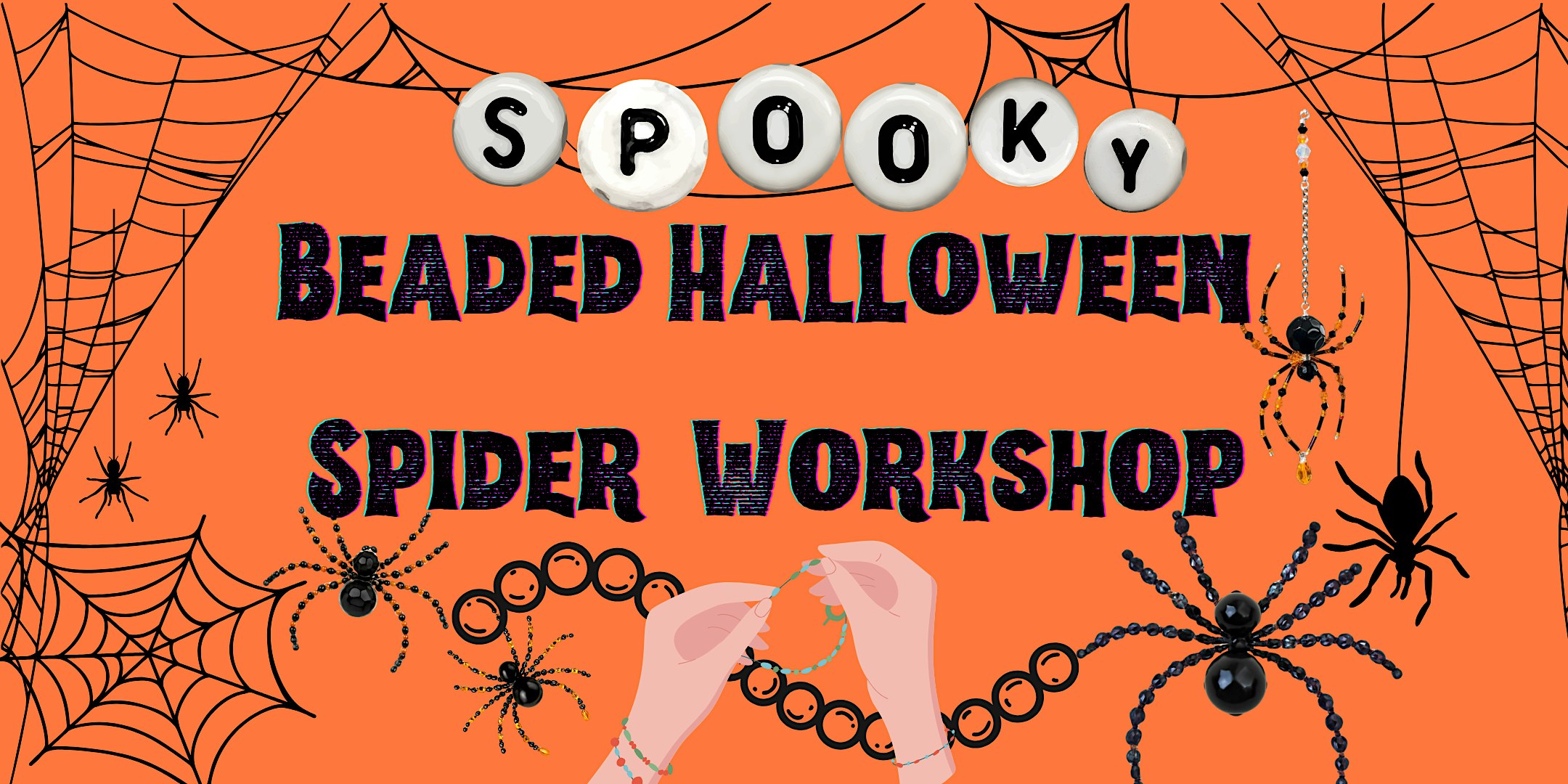 Beaded Halloween Spider