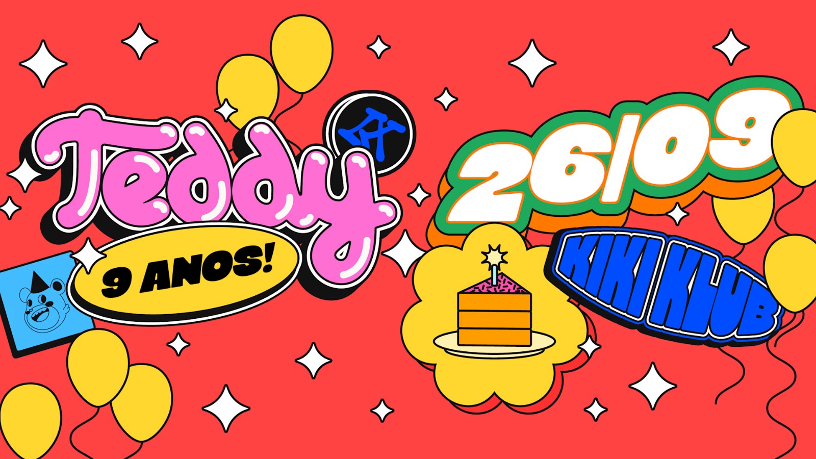 Teddyversário De 9 Anos