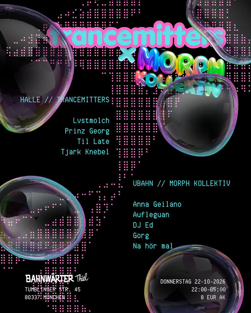 135+ mit Trancemitters & Morph Kollektiv