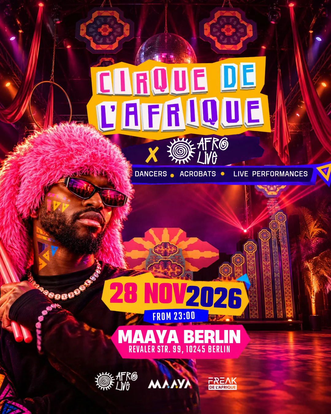 Cirque de l'Afrique x Afro Life & Heaven Sam