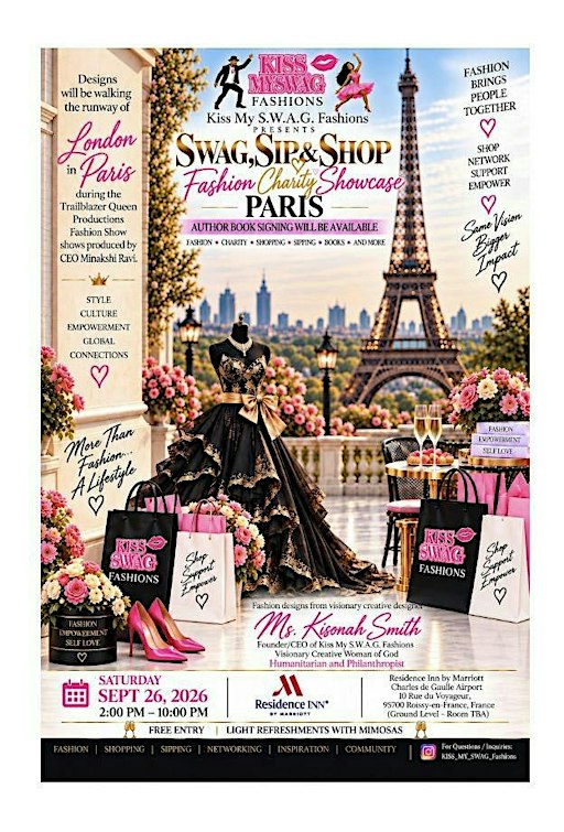 S.W.A.G., SIP, & SHOP Charity Fashion Showcase
