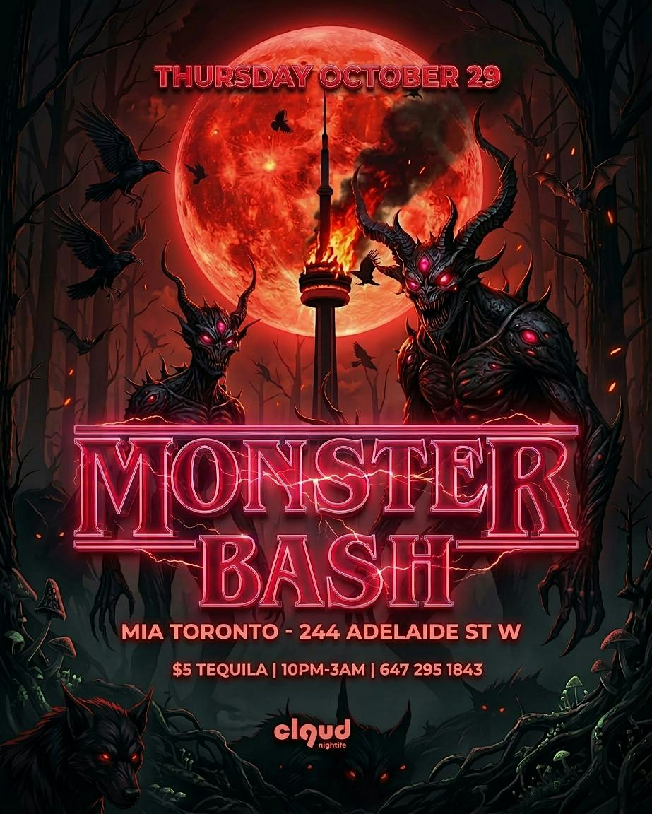 HUMBER MONSTER BASH @ MIA | THUR OCT 29 | 17+ FREE ENTRY & $5 TEQUILA