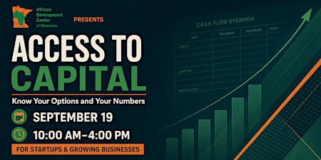 Access to Capital: Know Your Options and Your Numbers