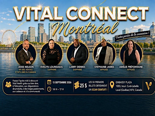 Vital Connect: Montreal Connect. Discover. Experience.