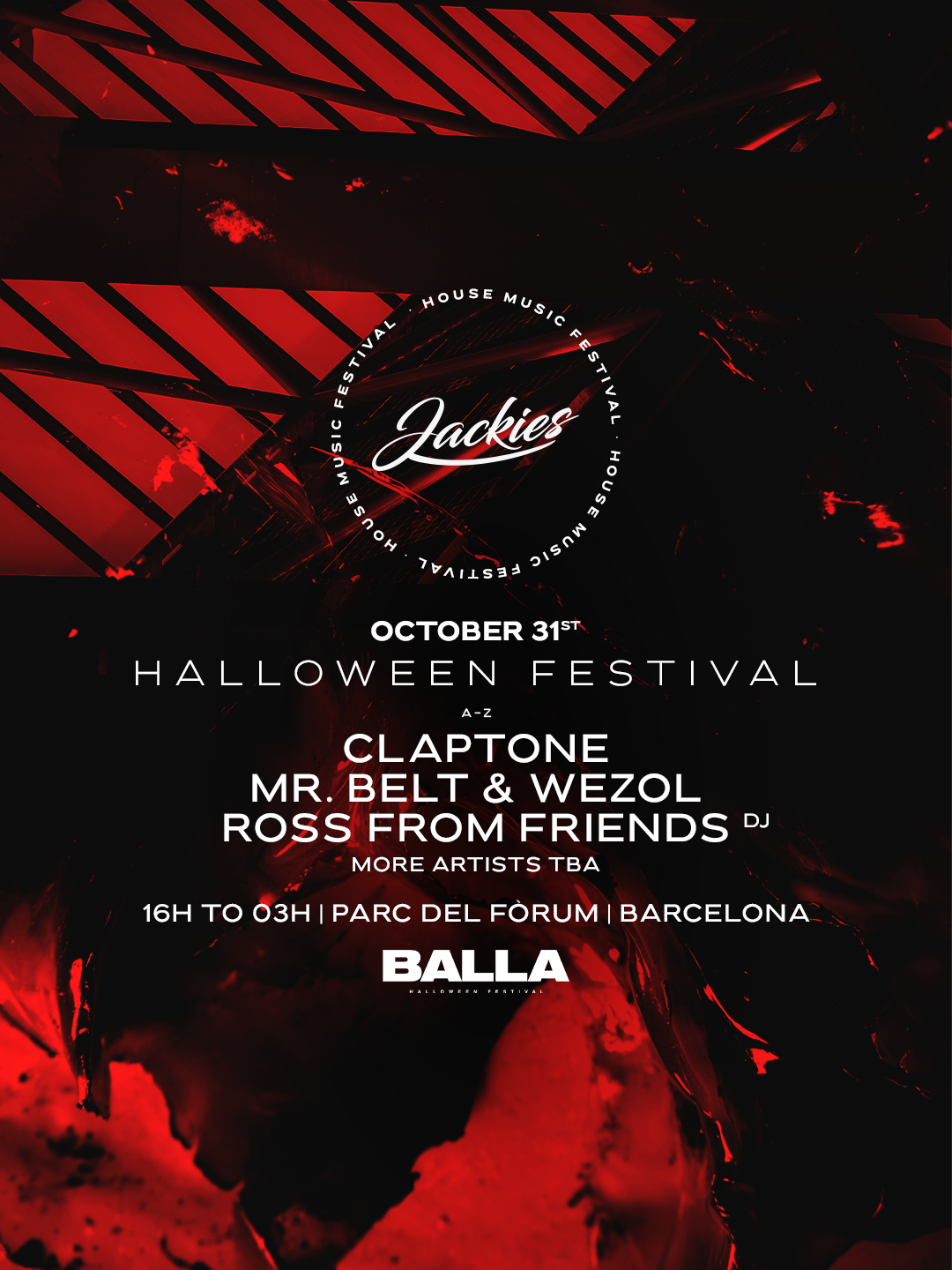 Jackies Open Air Halloween [Balla Barcelona Festival]