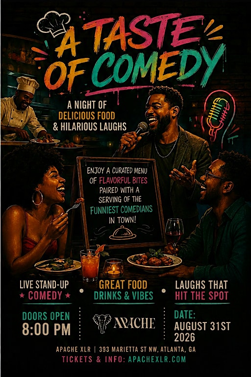 A Taste Of Comedy Live Music &  Comedy Open Mic