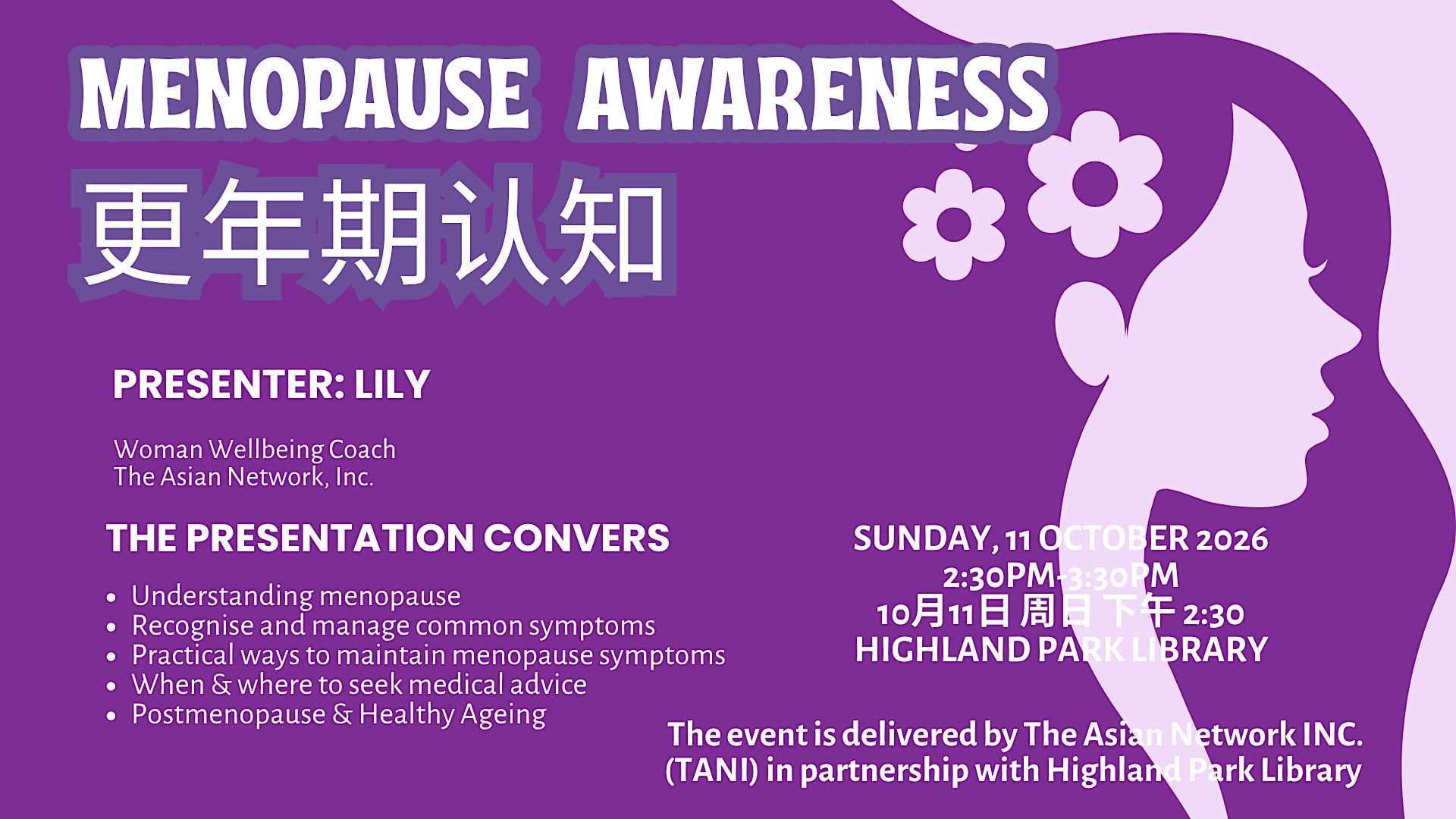 Menopause Awareness 更年期认知