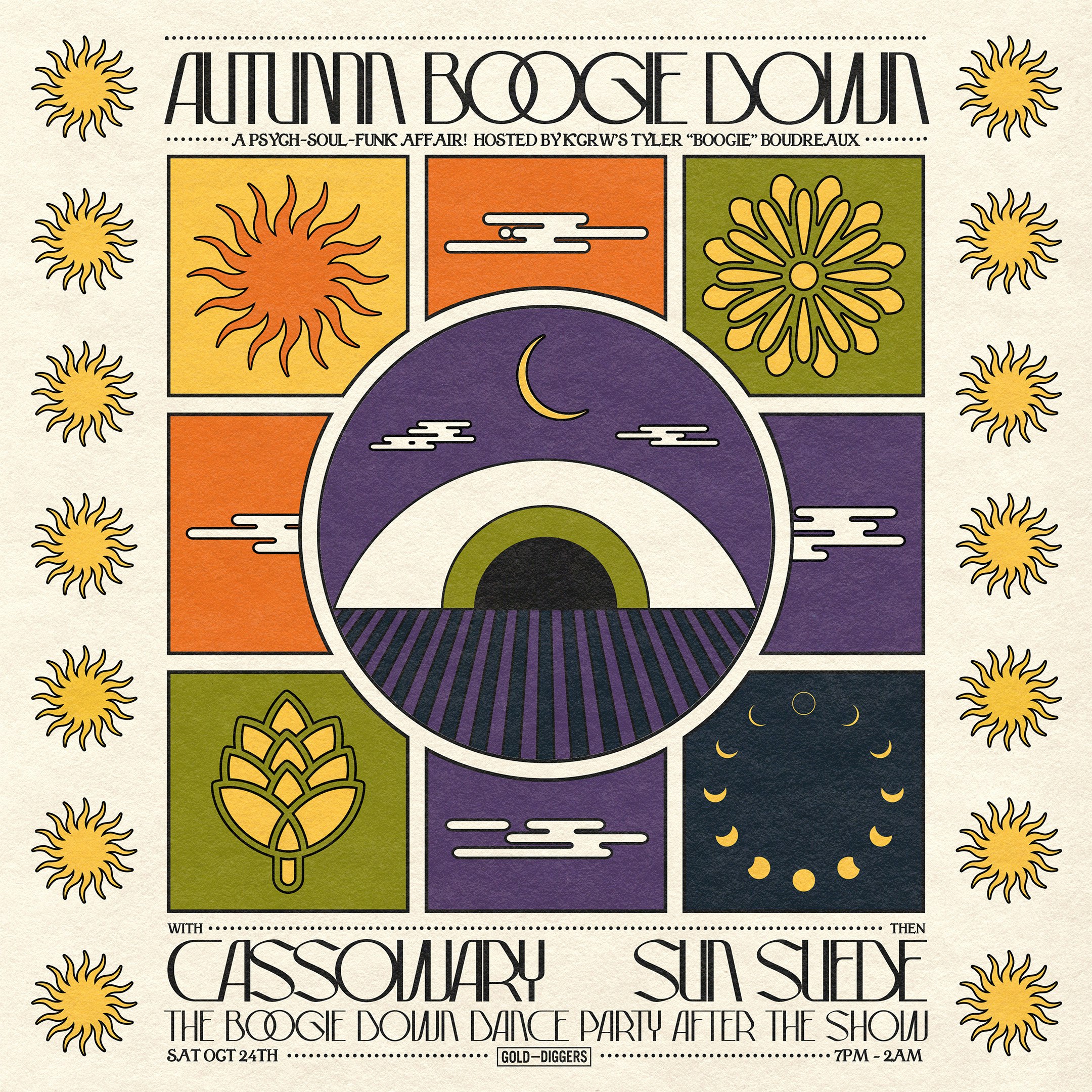 Autumn Boogie Down with Cassowary + Sun Suede