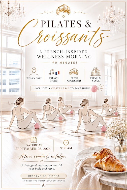 Pilates & Croissants | A French-Inspired Wellness Morning