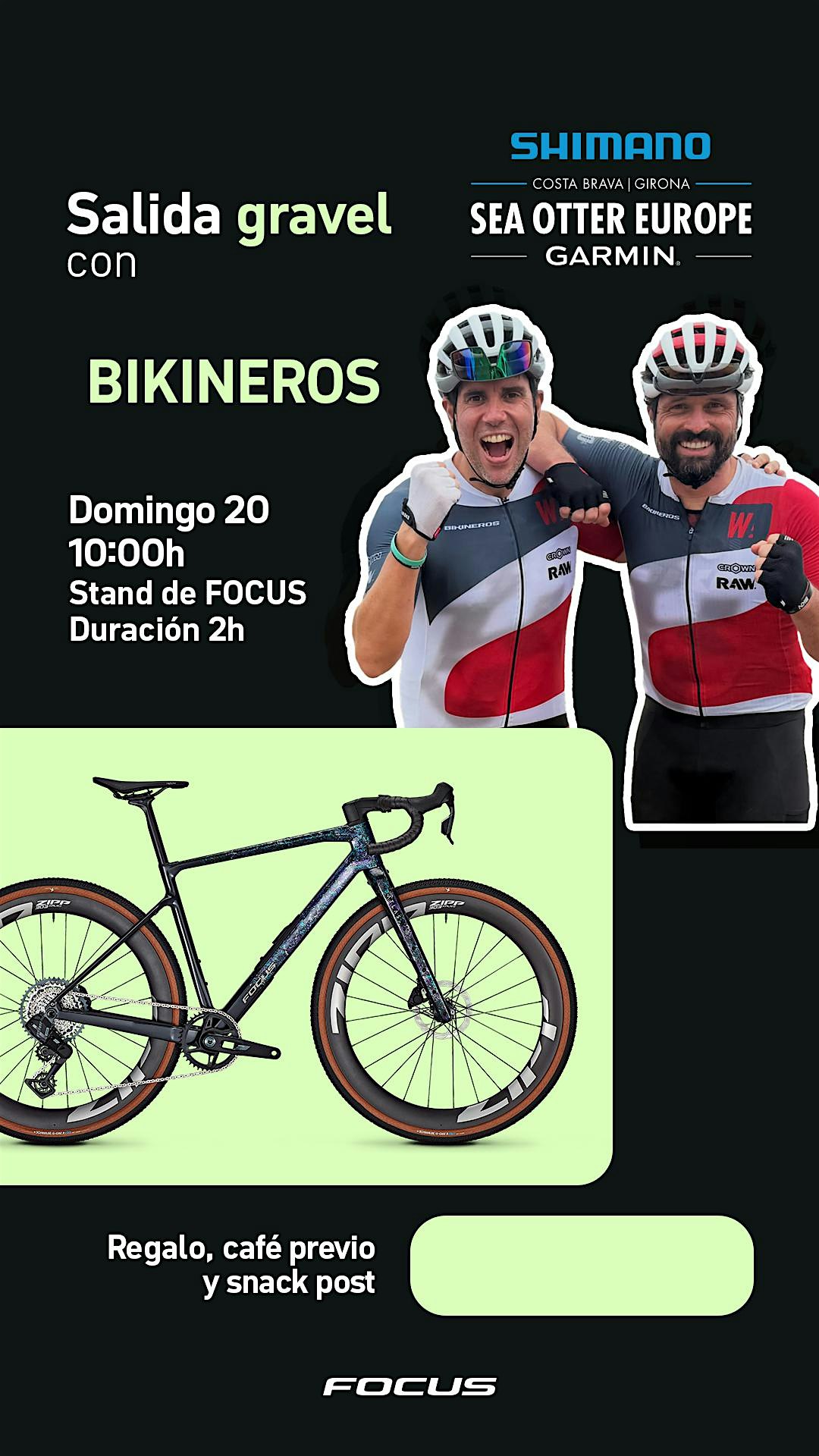 FOCUS GRAVEL SOCIAL RIDE X BIKINEROS