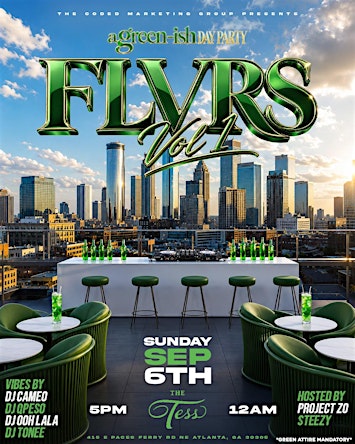 FLVRS Vol 1: A Green-ish Rooftop Day Party