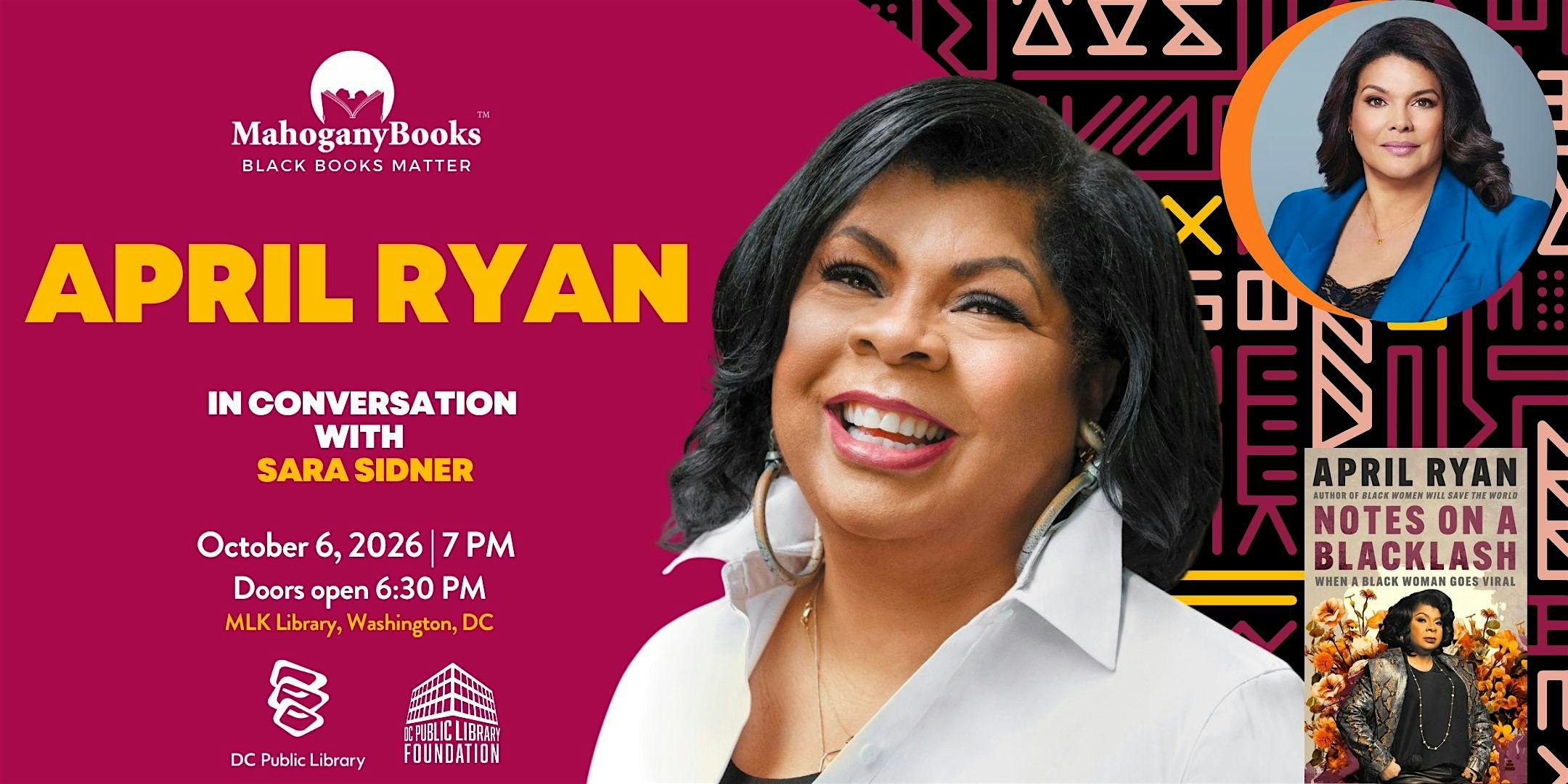 April Ryan Discusses & Signs Notes On A Blacklash w/ Sara Sidner