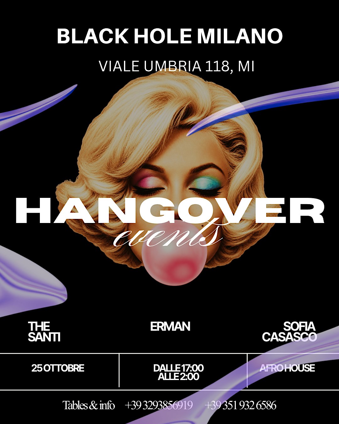 HANGOVER - Black Hole Milano