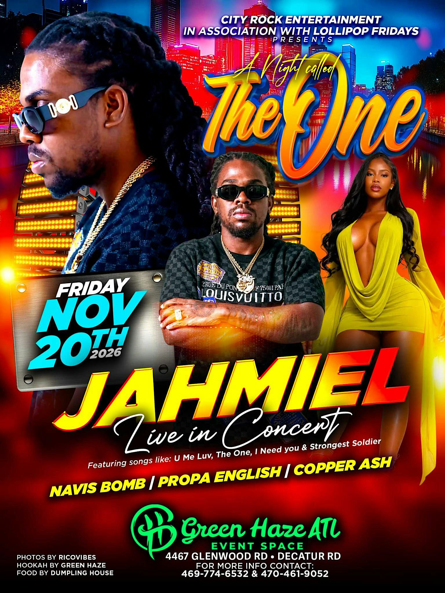 Jahmiel "The One Tour"