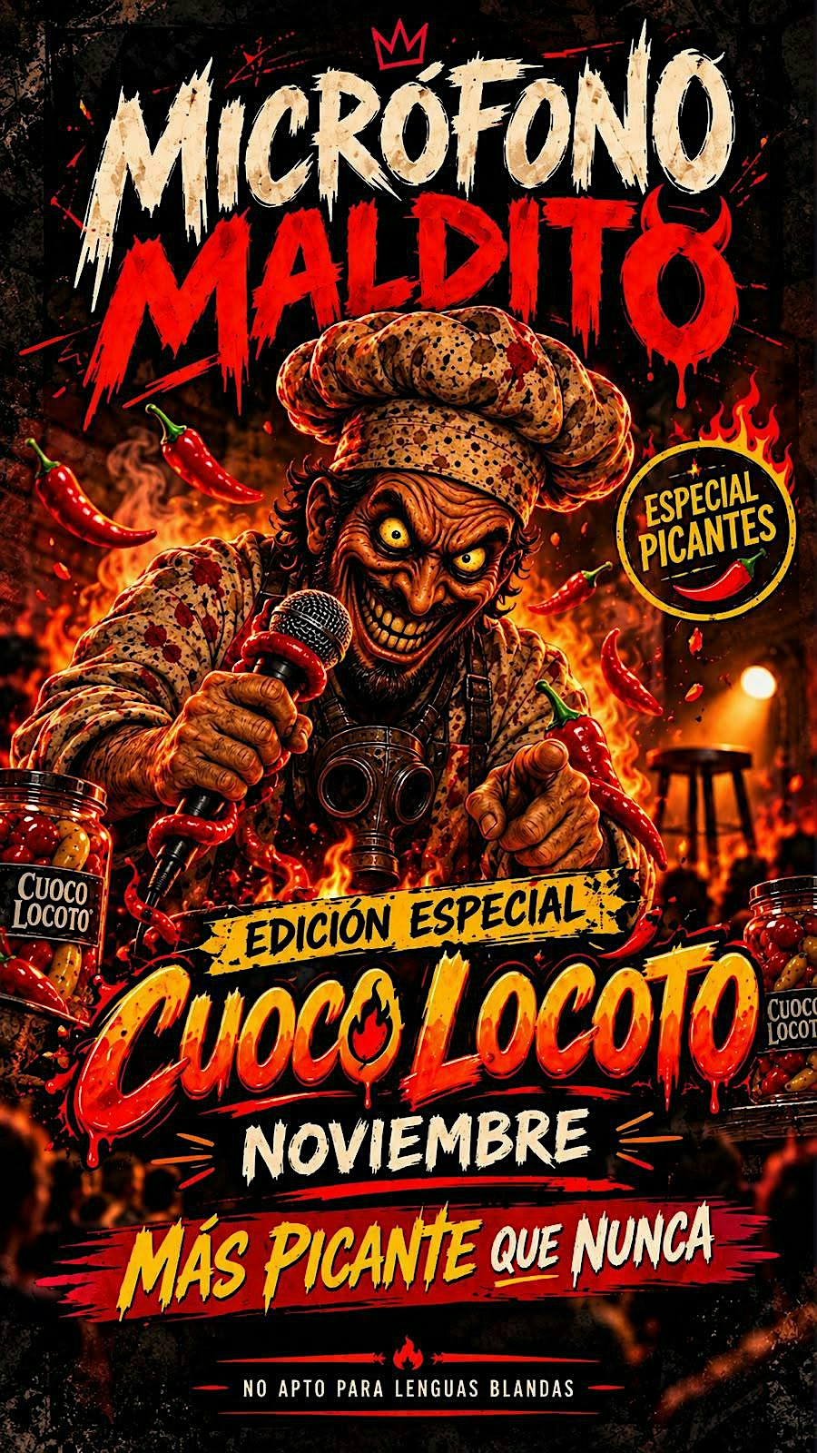 MICROFONO MALDITO  #18  SE GRABA EN VIVO Show de Stand Up