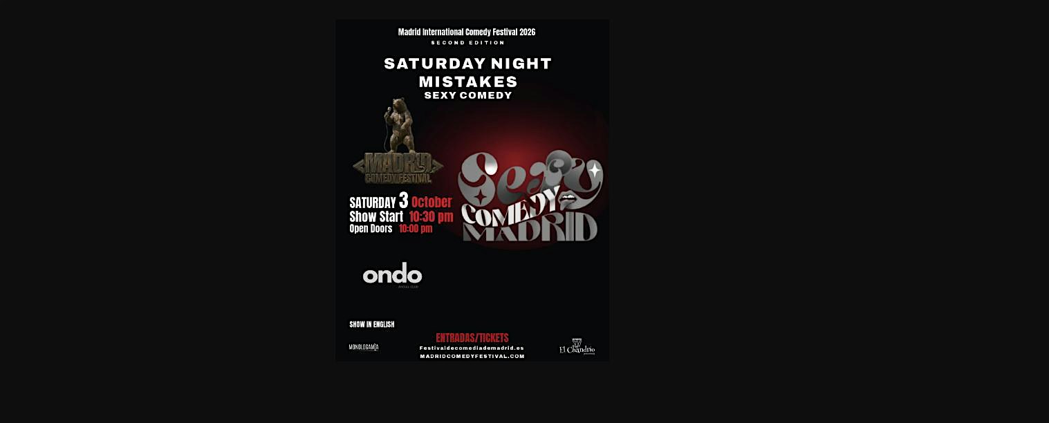 Saturday Nite Mistakes (SEXY COMEDY)