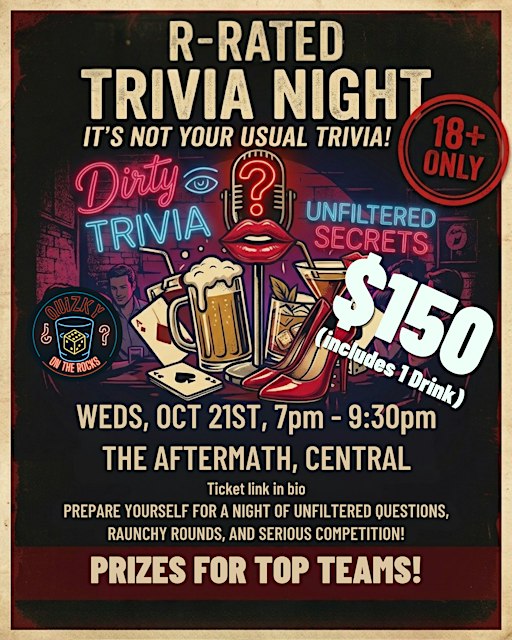 R-Rated Trivia Night @ The Aftermath