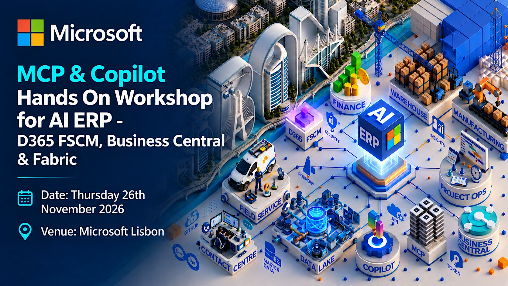 MCP & Copilot Bootcamp for AI ERP - D365 FSCM, Business Central & Fabric