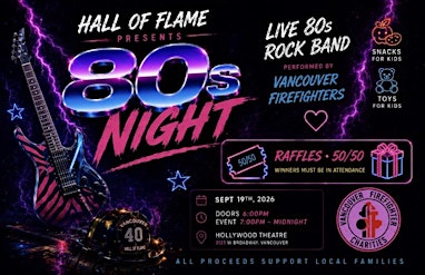 Hall of Flame Presents: 80's Night