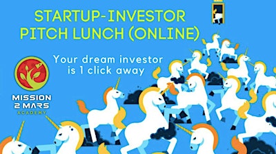 "STARTUP-INVESTOR PITCH LUNCH" -  FUNDRAISING PROGRAM IN SILICON VALLEY