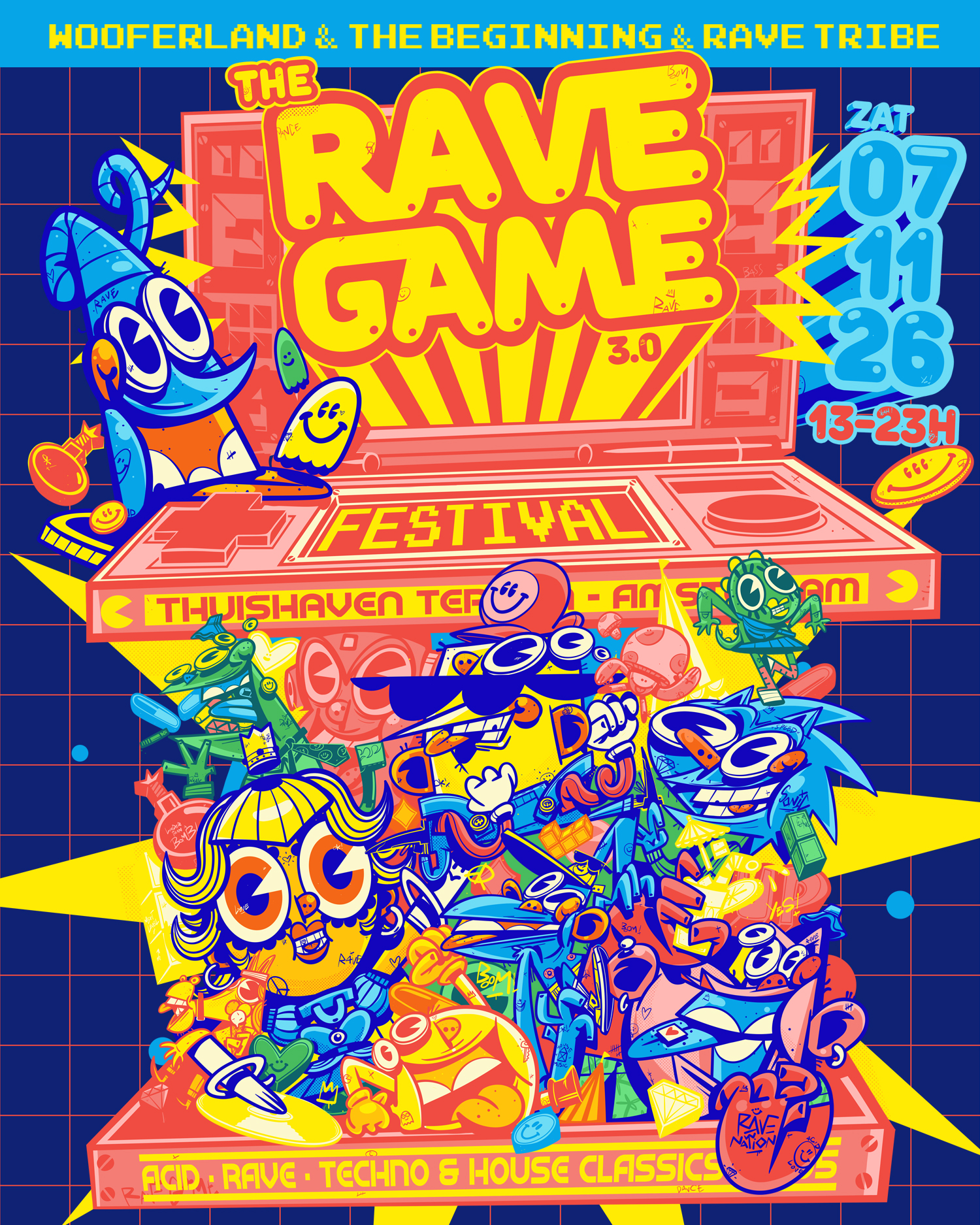 Wooferland, The Beginning & Rave Tribe pres. The Rave Game 2026