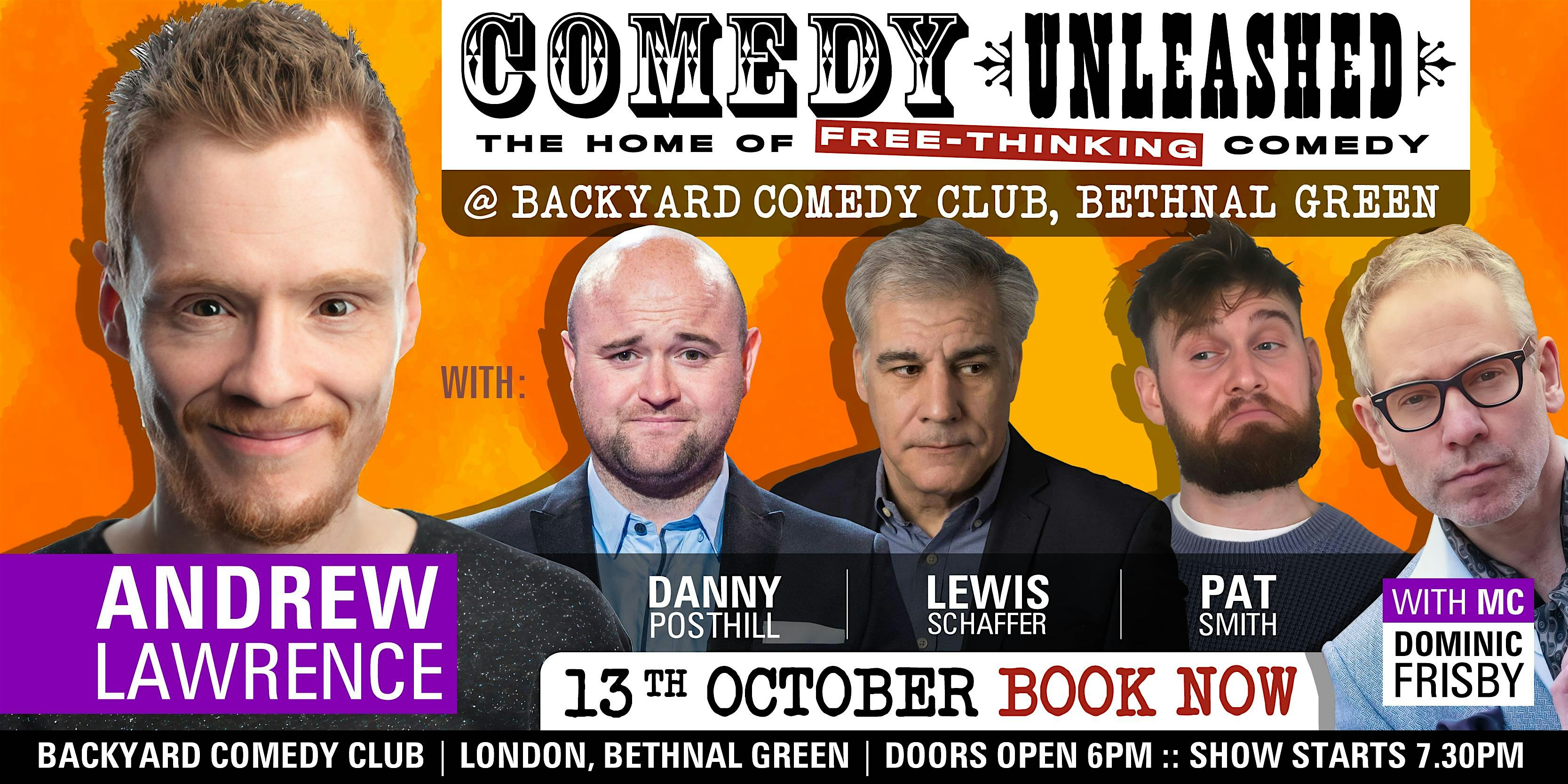 Andrew Lawrence at Comedy Unleashed (London)