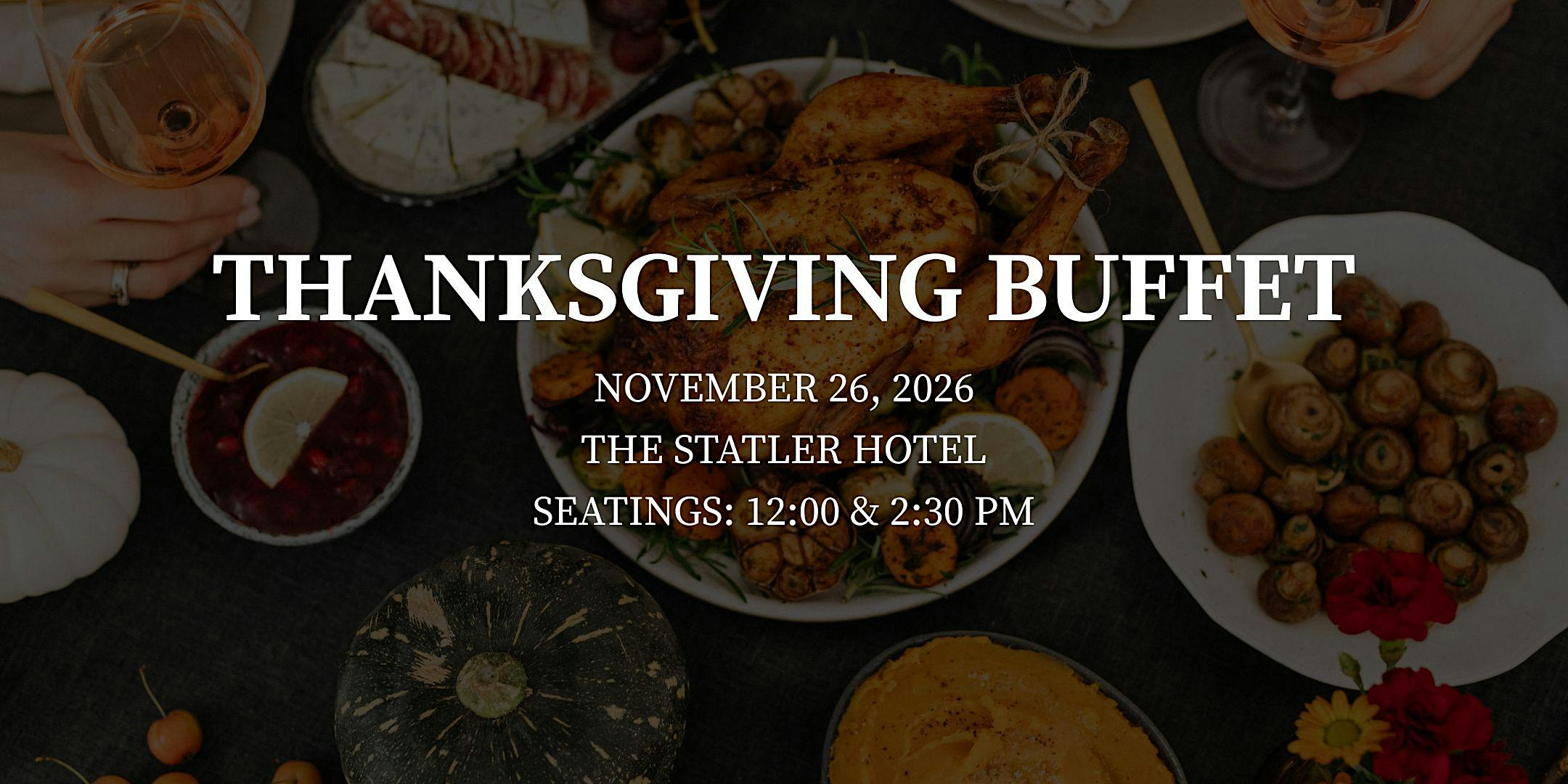 THANKSGIVING BUFFET