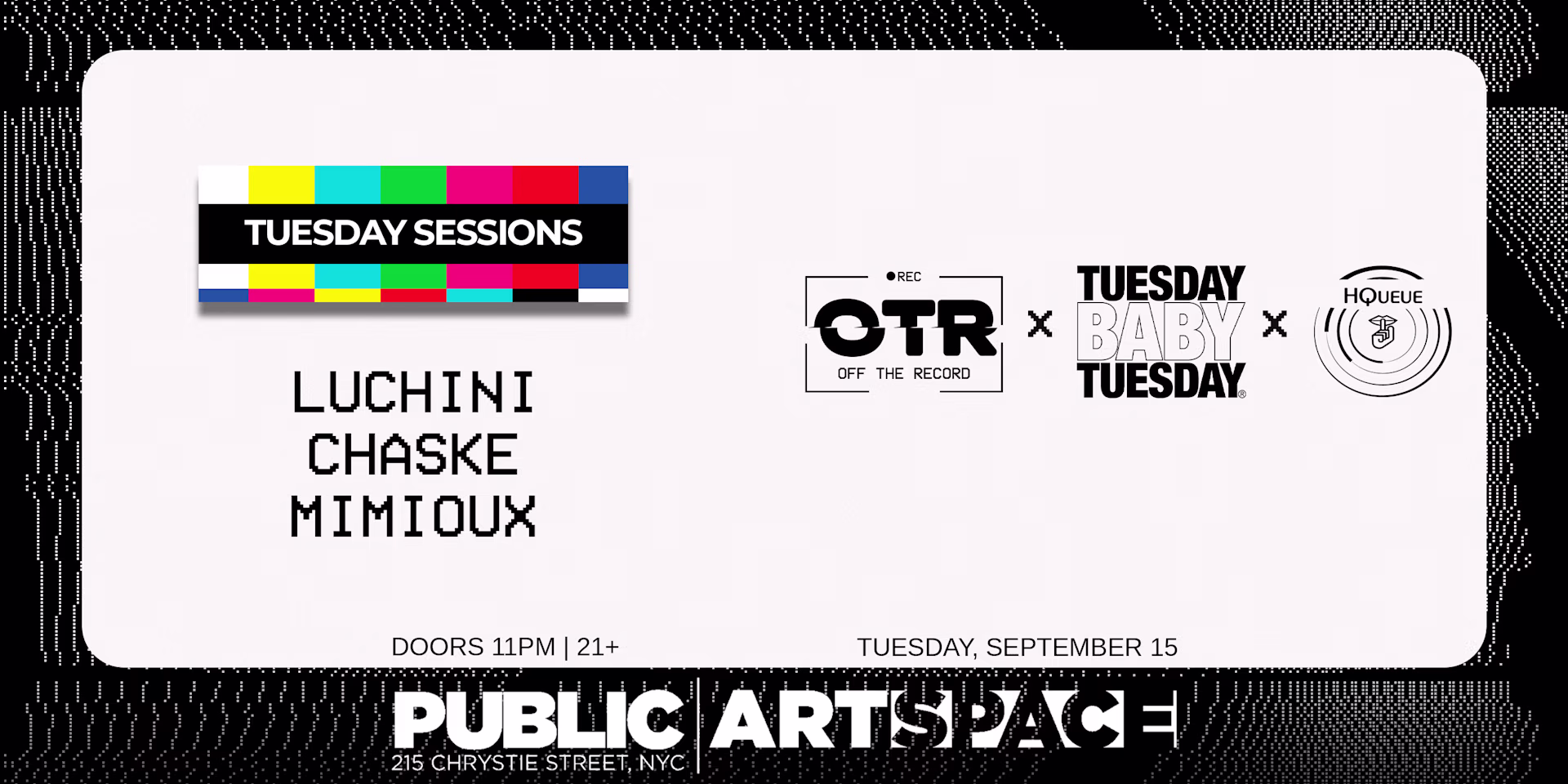 Off The Record Tuesday Sessions At Public Hotel 091526