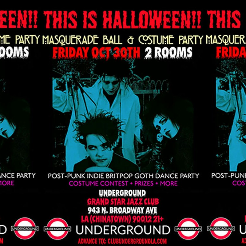 This Is Halloween! Club Underground 2 Floor Party!