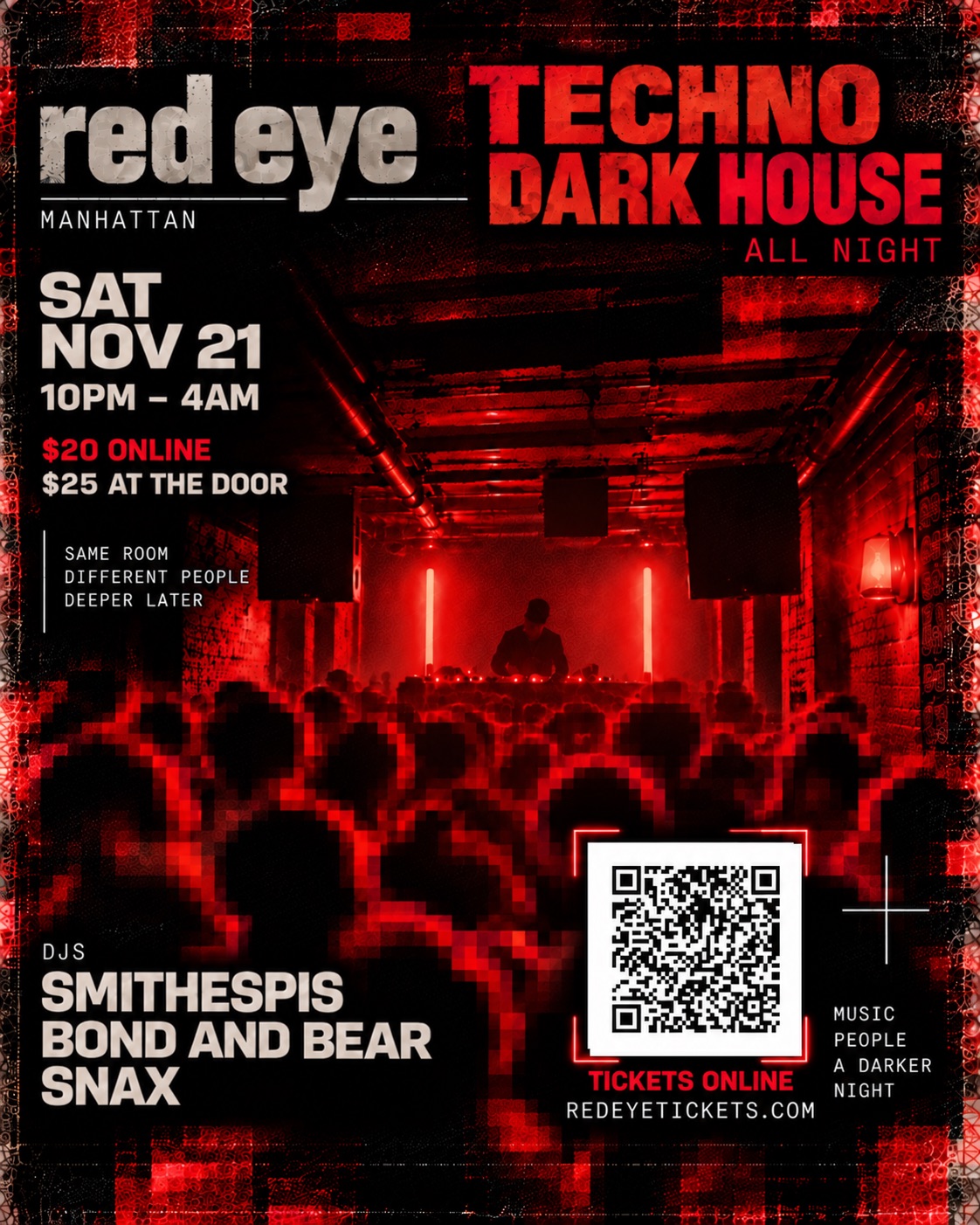 Red Eye Serves Techno