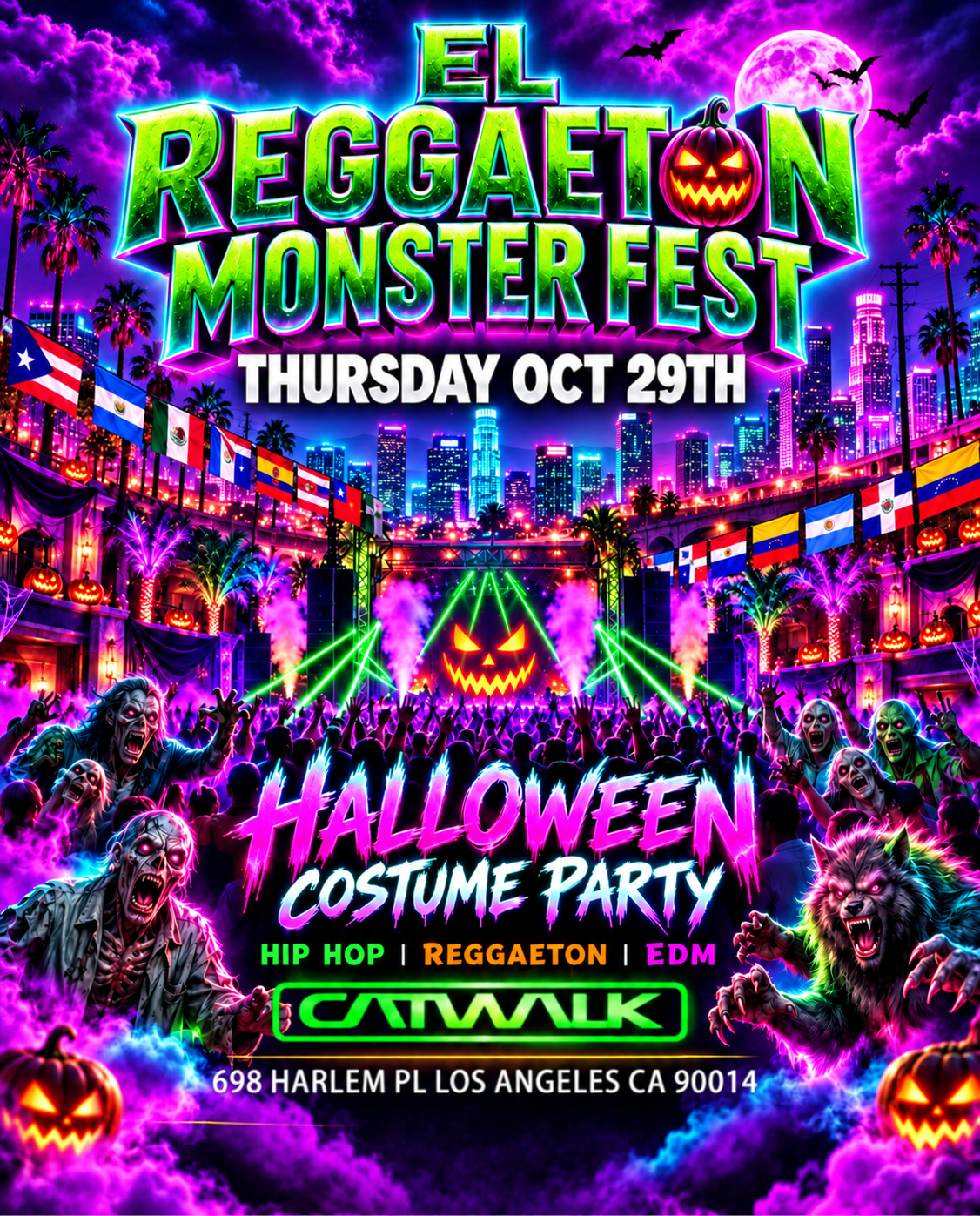 THURSDAY EL REGGEATON MONSTER CATWALK