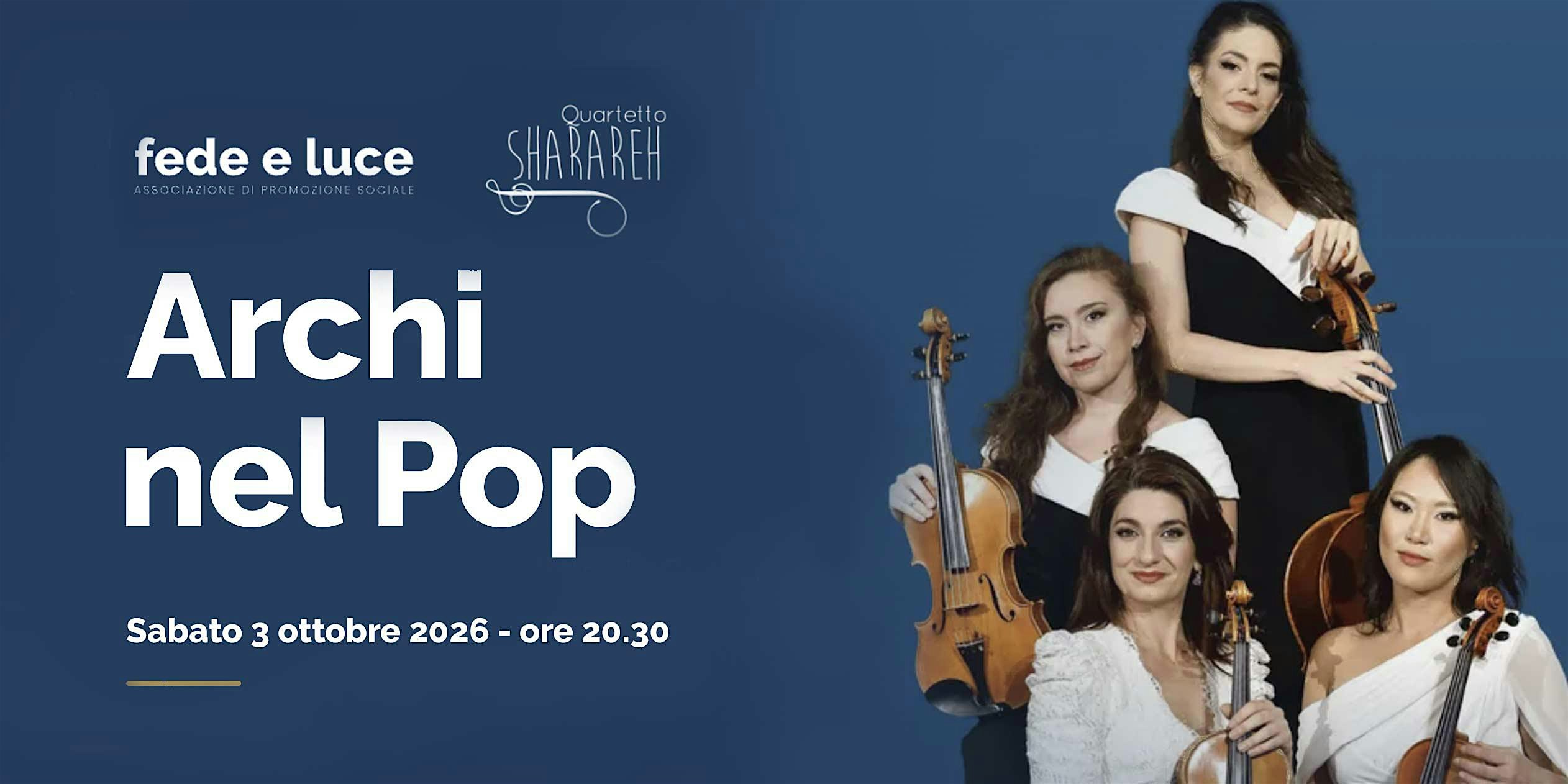 Archi nel Pop - Quartetto Sharareh per Fede e Luce