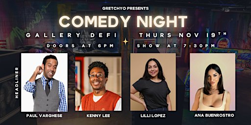 Comedy Night at Gallery DeFi