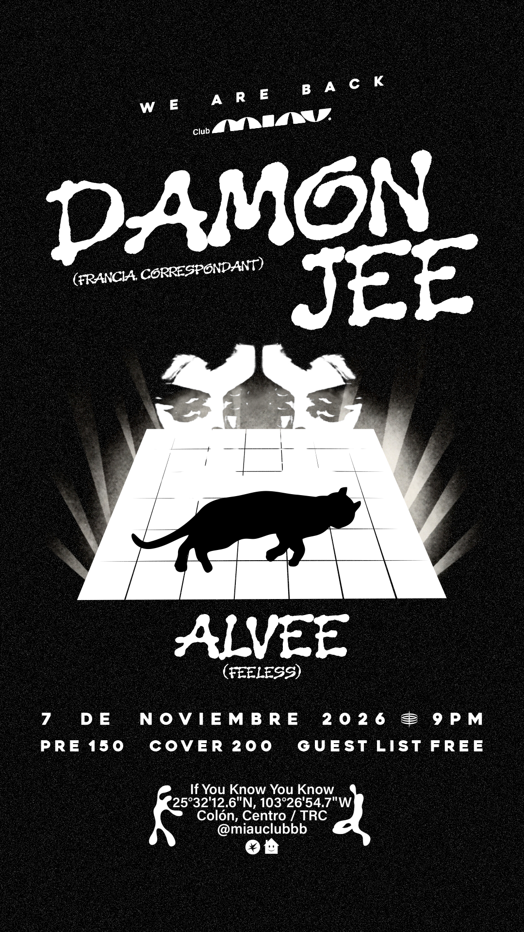Club Miau: Damon Jee & Alvee