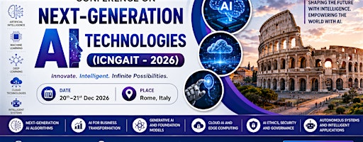 International Conference on Next-Generation AI Technologies (ICNGAIT - 2026