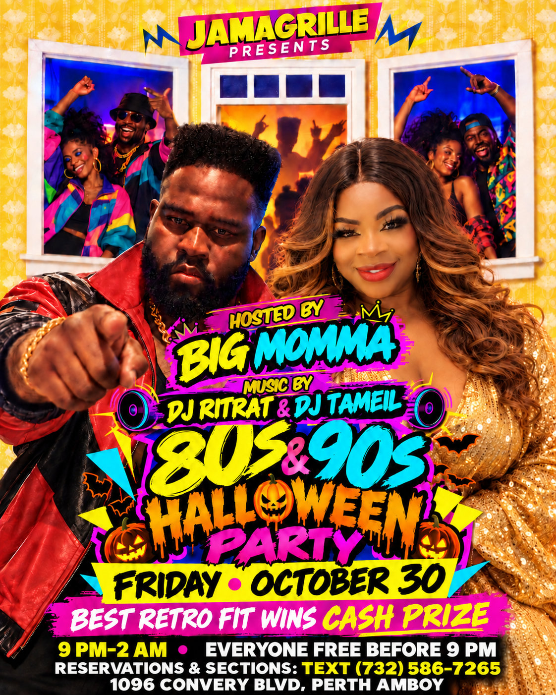 Jama Retro Halloween Part 
Hosted By Big Momma