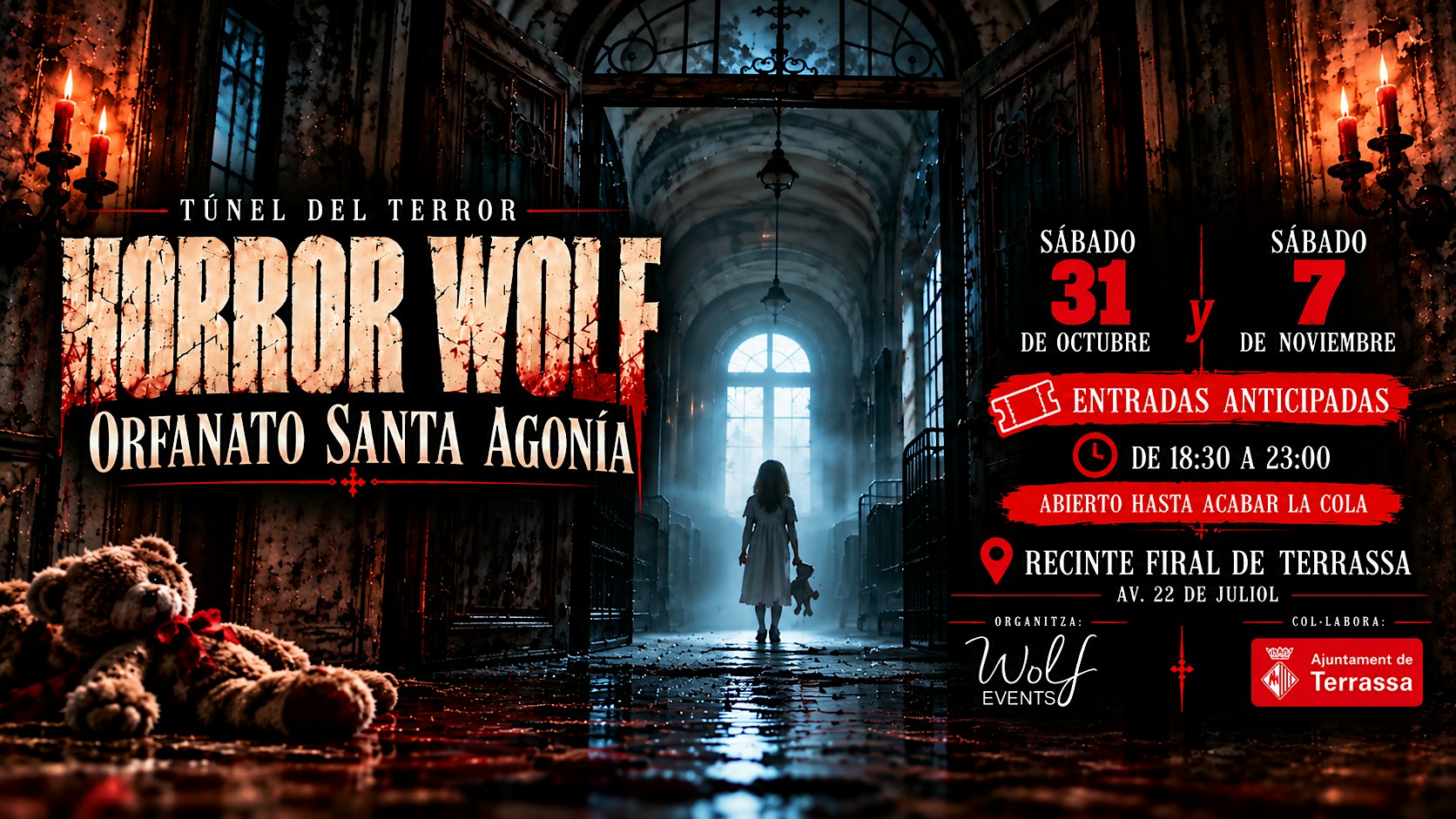 HORROR WOLF , ORFANATO SANTA AGONÍA