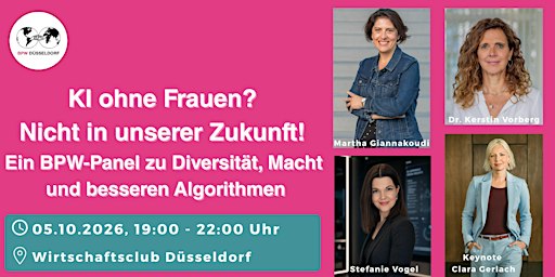 KI ohne Frauen? Nicht in unserer Zukunft.