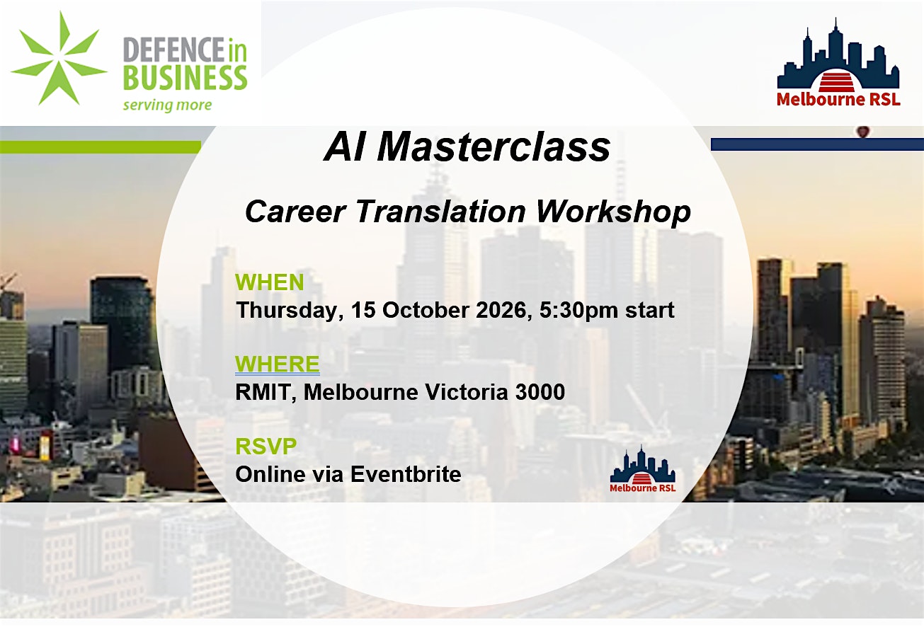 AI Masterclass - Assisted Career Translation Workshop