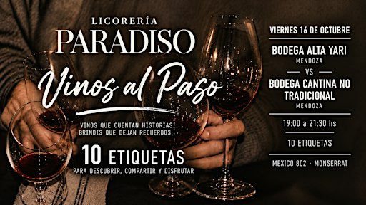 VINOS AL PASO EN LICORERIA PARADISO