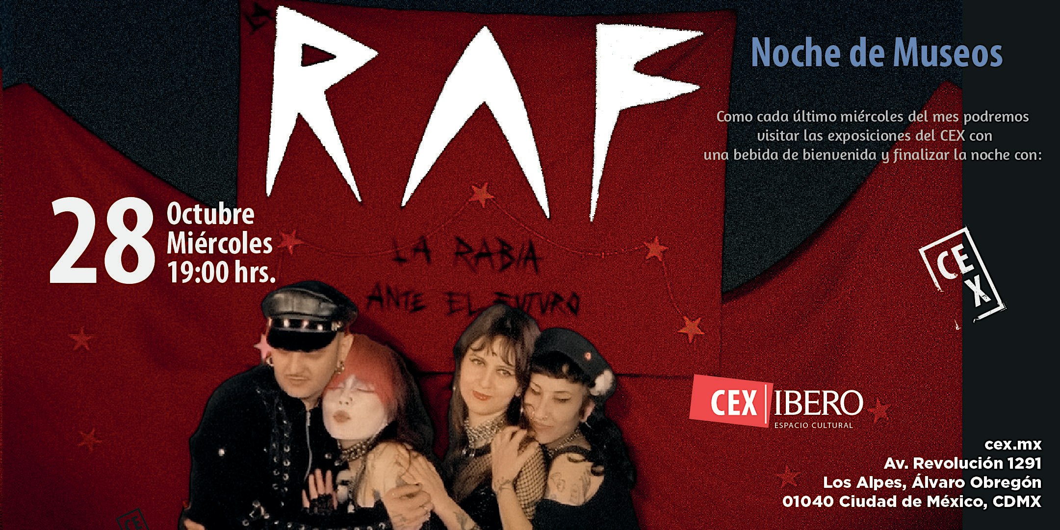 Noche de Museos en el CEX | La RAF en concierto