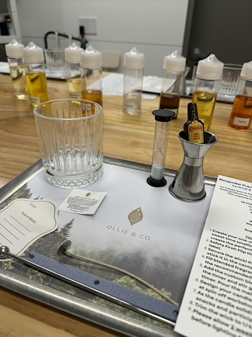 Cocktail Themed Candle Making workshop with Ollie & Co.